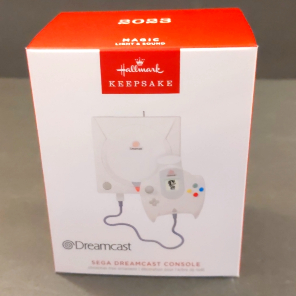 Hallmark Keepsake Ornament 2023 Sega Dreamcast Console Magic Light and Sound NEW